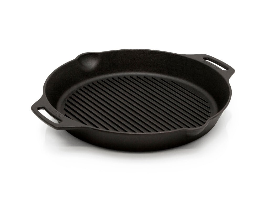 Petromax Cast Iron Grill Fire Skillet with Two Handles - 35cm