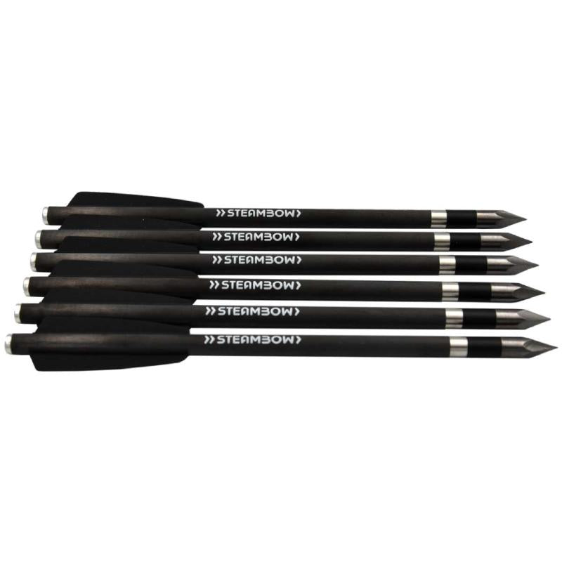 Steambow AR-Series Carbon Crossbow Bolts - Heavy Bodkin
