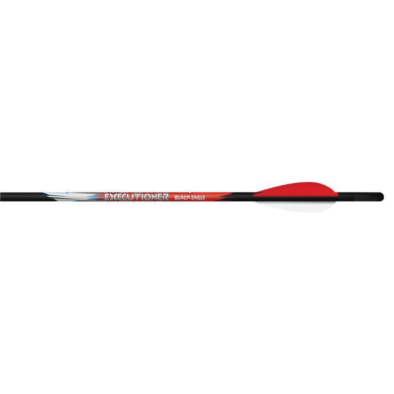 Black Eagle 22" Carbon Crossbow Bolts - Executioner 2" Vanes .001"