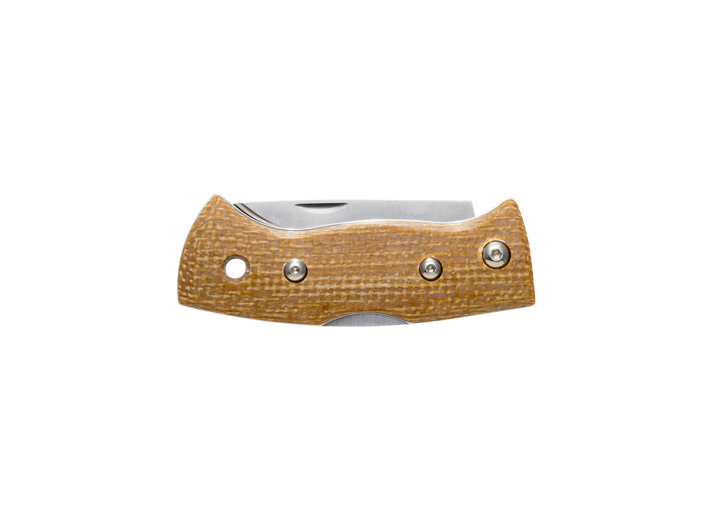 Helle Berget Folding Lock Knife - Denim