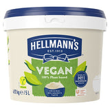 Hellmann’s Vegan Mayonnaise 5 Litre - Bulk Food Ration Storage
