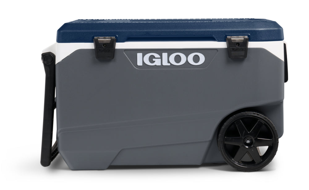 Igloo Maxcold 90QT Roller Cooler Box - Grey