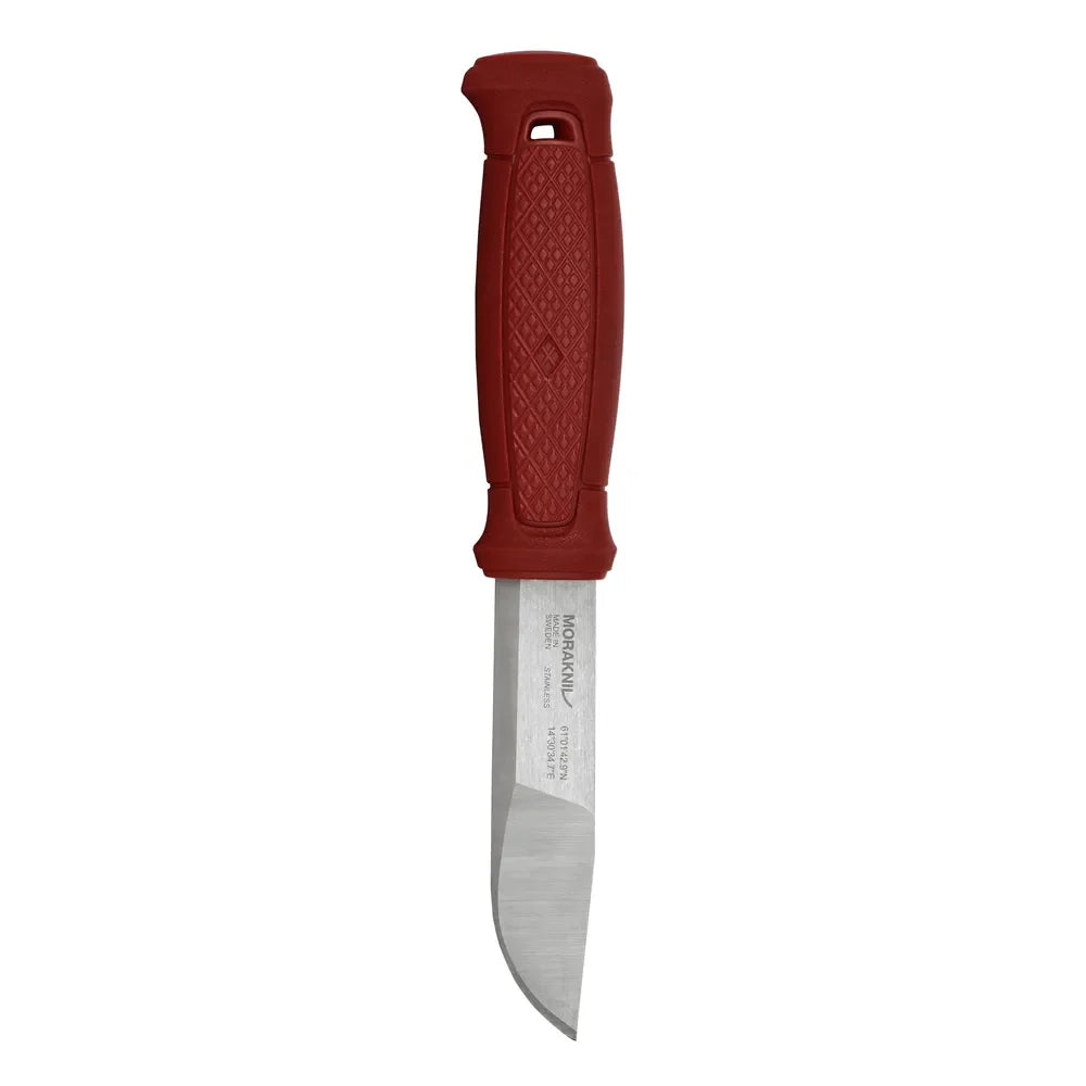 Mora Kansbol Stainless Steel Bushcraft Knife - Dala Red