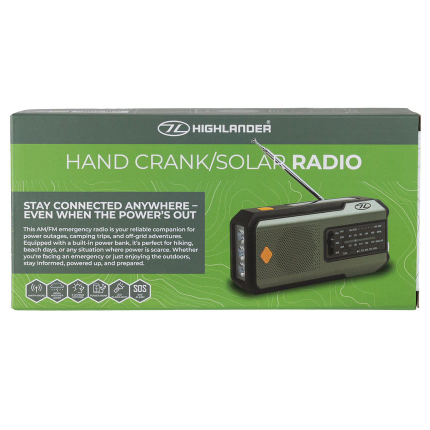 Highlander Universal Survival Emergency Power Hub (Powerbank, Torch, Radio, SOS)