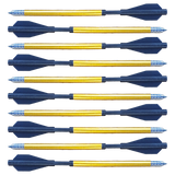 Man Kung 6.5 Inch Aluminium Crossbow Bolts - 10-pack for MK-TCS3 Sobek (Ø6mm)