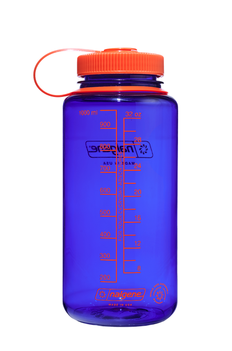 Nalgene 32oz / 1L Sustain Wide Mouth Bottle - Periwinkle