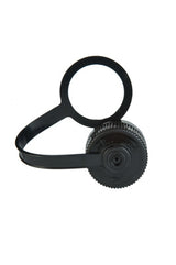 Nalgene Narrow Mouth Loop Top Cap - Black - 38mm
