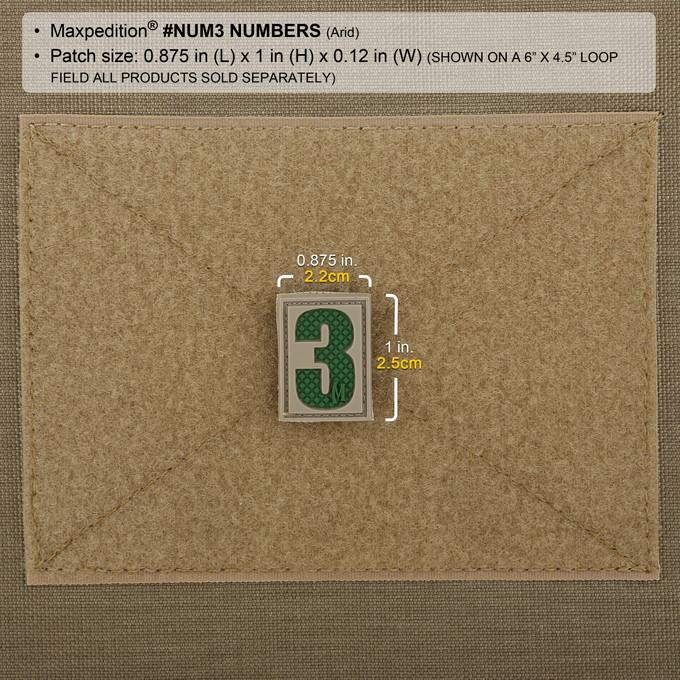 Maxpedition Number 3 Arid Patch