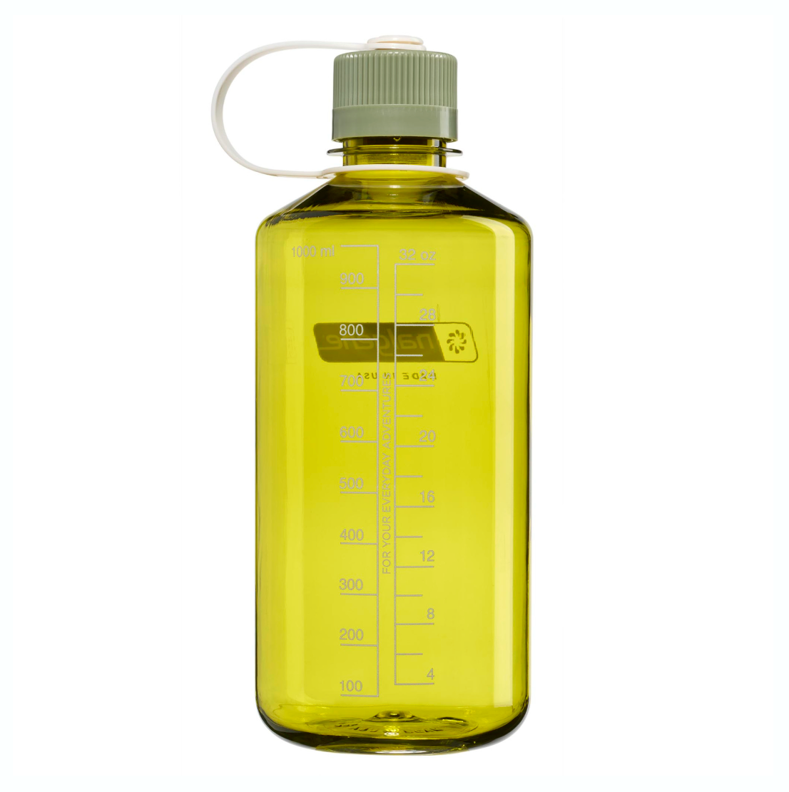 Nalgene 32oz / 1L Tritan Sustain Narrow Mouth Bottle Endive - Oil Green Cap