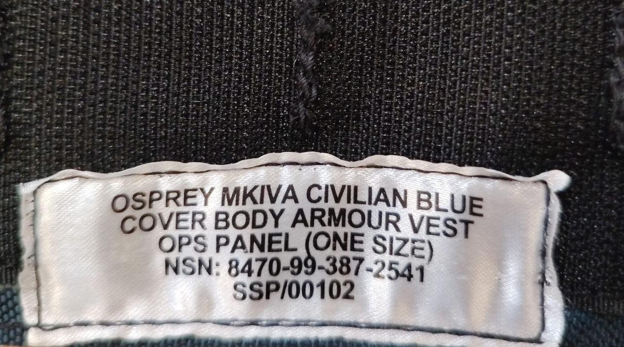 British Military Navy Blue MK4 Osprey Ops Panel