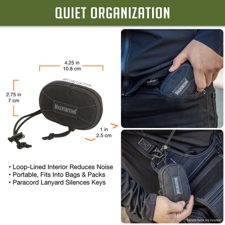 Maxpedition Coin Purse Black