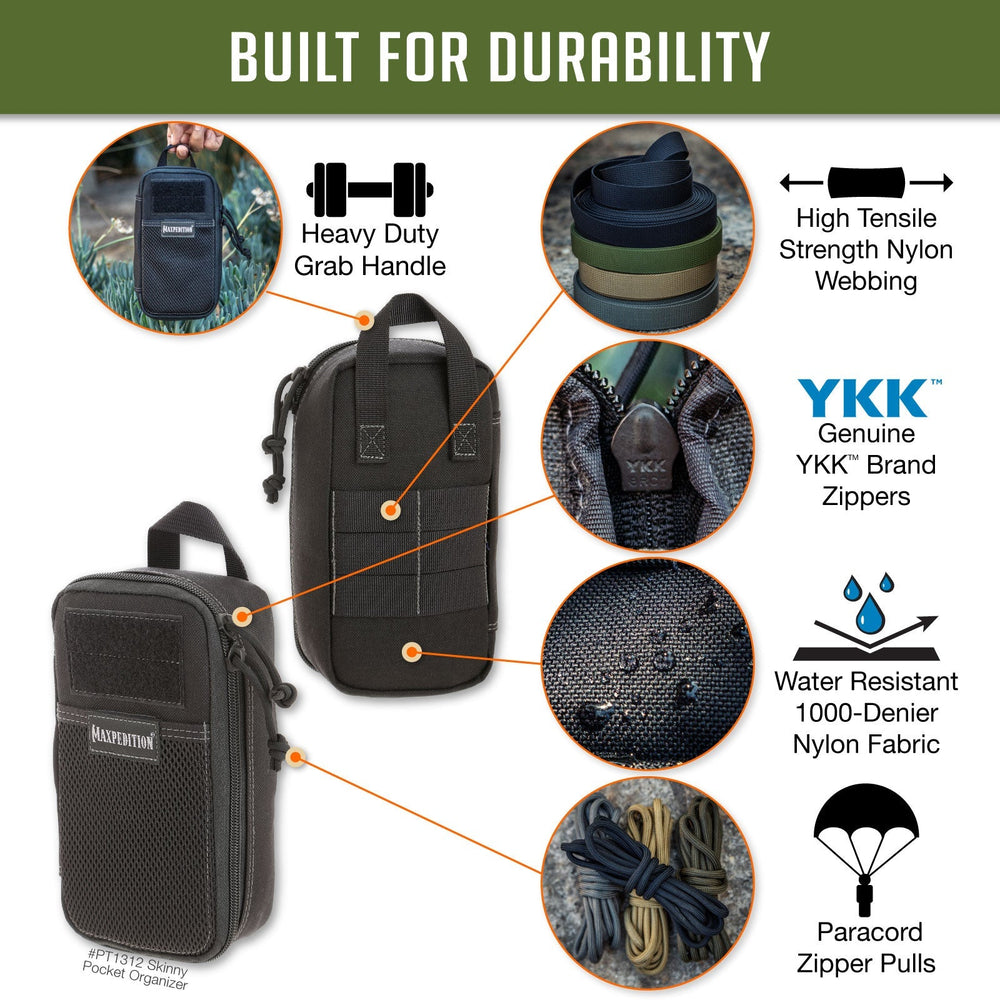 Maxpedition SKINNY Khaki Pocket Organiser