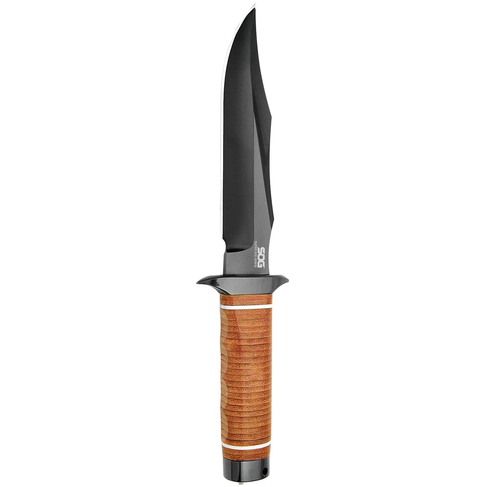 SOG Super Sog Bowie Fixed Blade Bushcraft Knife