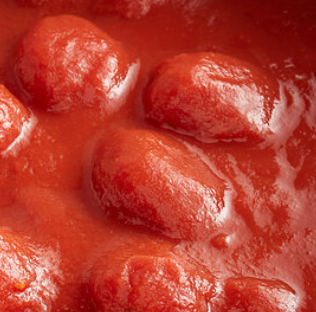 2.5kg Peeled Plum Tomatoes In Tomato Juice- Bulk Ration Food Storage