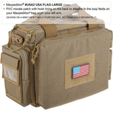 Maxpedition USA Flag (Firefighter Thin Red Line) Patch Large