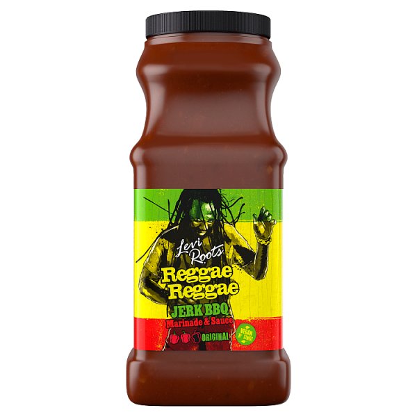 Levi Roots Reggae Reggae Jerk BBQ Marinade & Sauce Original 1 Litre - Bulk Food Ration Storage