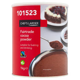 1kg Chef's Larder Fairtrade Cocoa Powder - Bulk Food Ration Storage