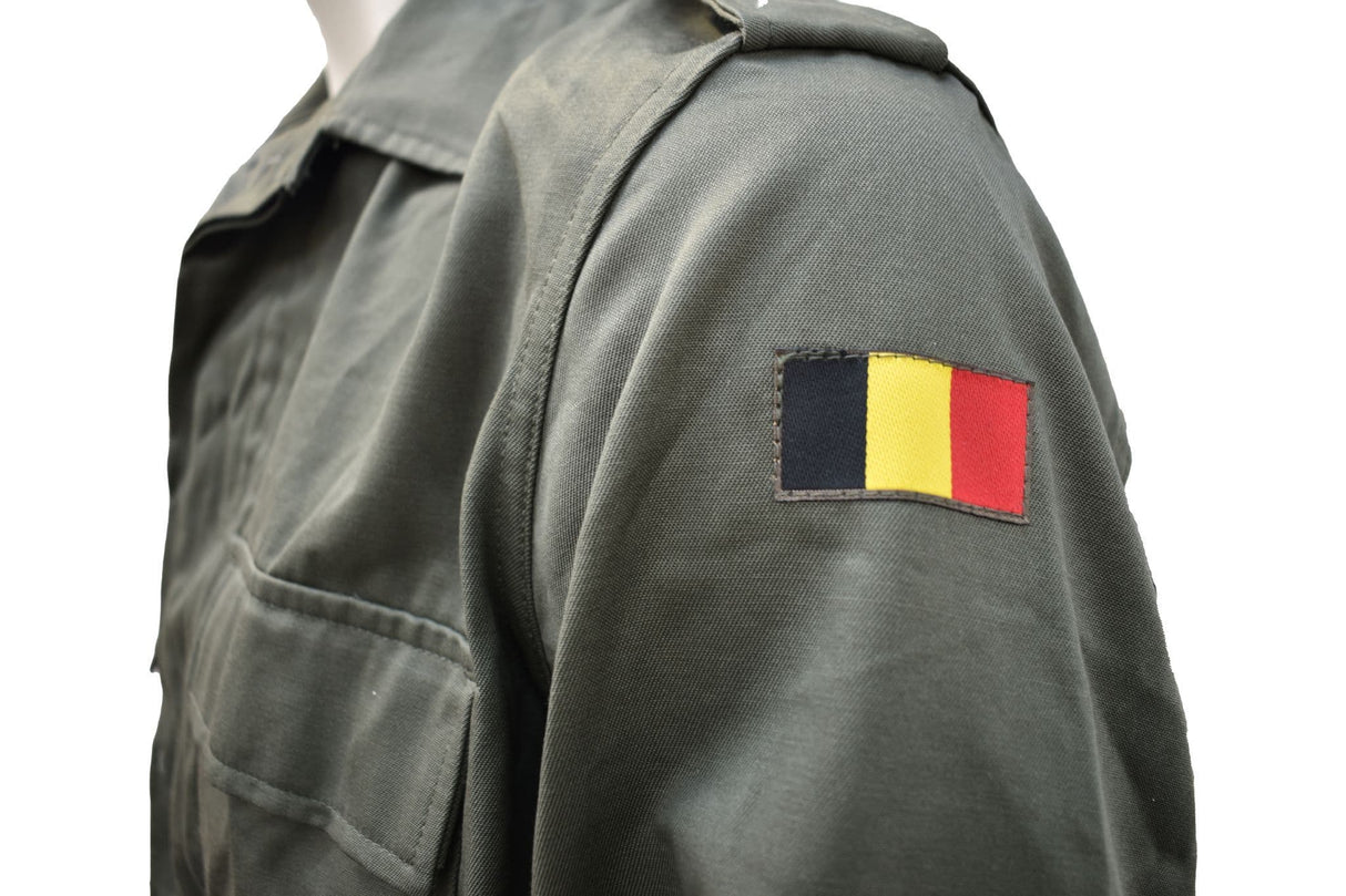 Belgian Army Heavyweight Olive Shirt - Supergrade