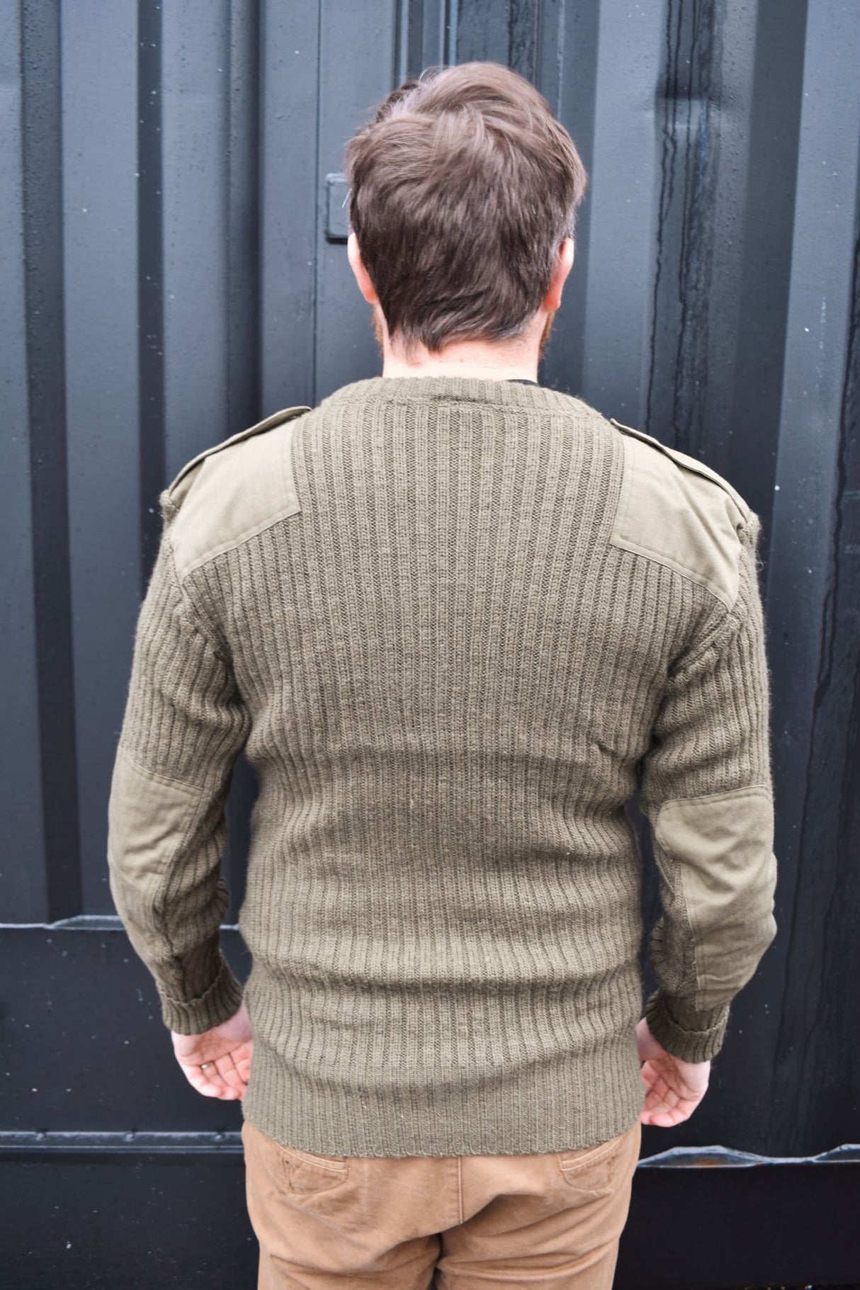 British Army Surplus Wool Pullover Sweatshirt Jumper - Olive