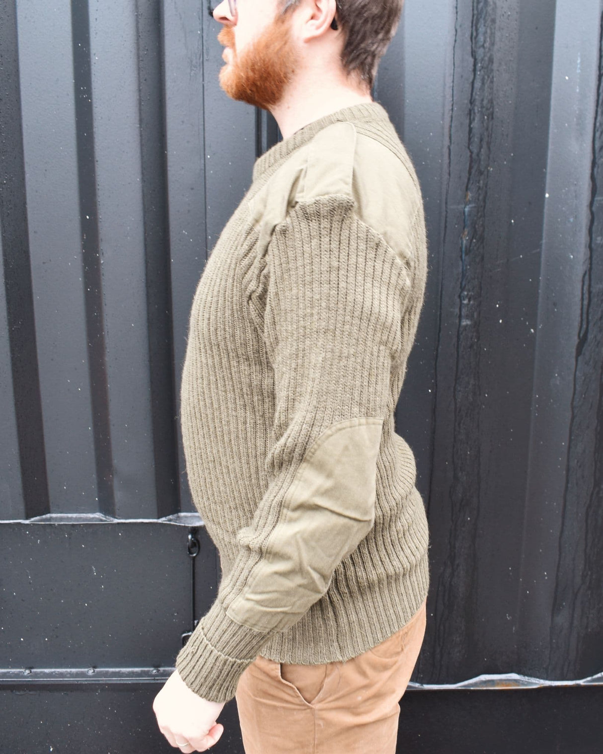 British Army Surplus Wool Pullover Sweatshirt Jumper - Olive