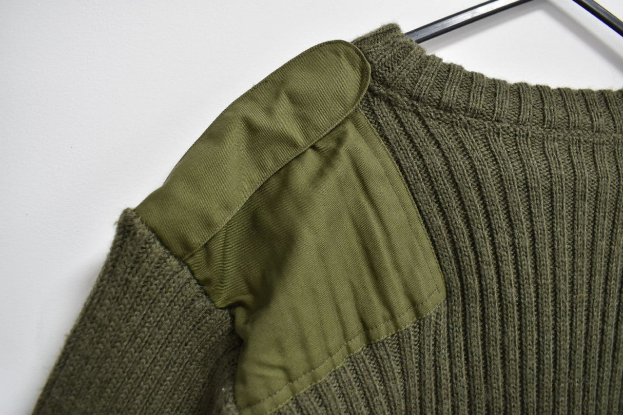 British Army Surplus Wool Pullover Sweatshirt Jumper - Olive