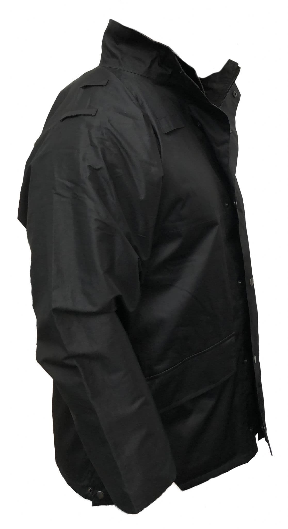 British Military Black Lightweight Waterproof Jacket - Style 16