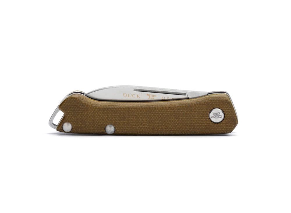 Buck 250 Saunter Drop Point Folding Knife - O.D. Green - UK EDC