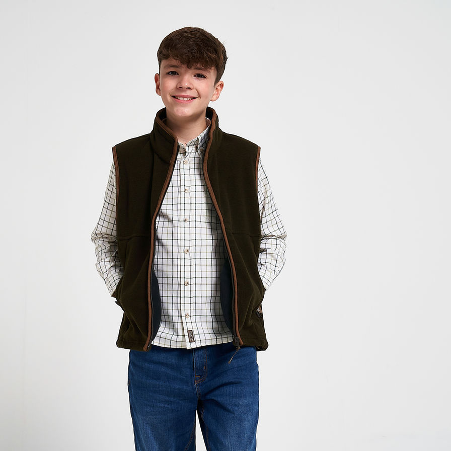 Jack Pyke Junior Countryman Gilet - Dark Olive