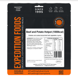 Expedition Foods Freeze Dried Meal Pouch - Beef And Potato Hotpot - Various Sizes