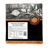 Expedition Foods Freeze Dried Meal Pouch - Chicken Rice With Vegetables - Various Sizes