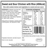 Expedition Foods Freeze Dried Meal Pouch - Sweet And Sour Chicken With Rice - Various Sizes
