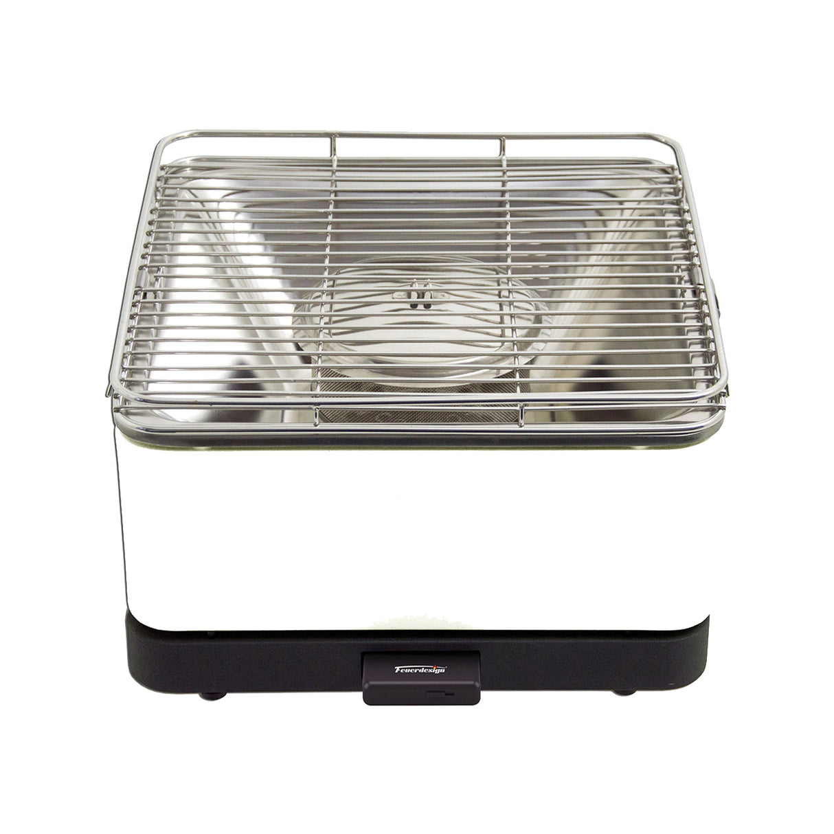 Feuerdesign Teide Smokeless Charcoal BBQ & Tongs - Cream