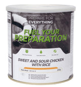 Fuel Your Preparation Freeze Dried Ration Meal Tin - Sweet & Sour Chicken With Rice