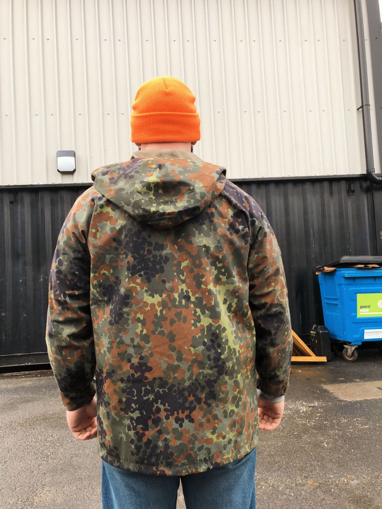 German Military Goretex Flecktarn Camo Jacket