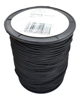 Highlander Black Shock Cord - 2.5mm x 1m