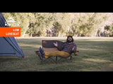 Kelty Low-Loveseat Double Camping Chair - Deep Lake/Fallen Rock