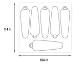 Kelty Wireless 6 Man Tent Footprint