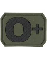 Kombat UK Blood Group Patch - O Positive