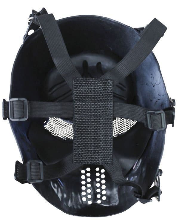 Kombat UK Tactical Skull Mesh Face Mask - Black