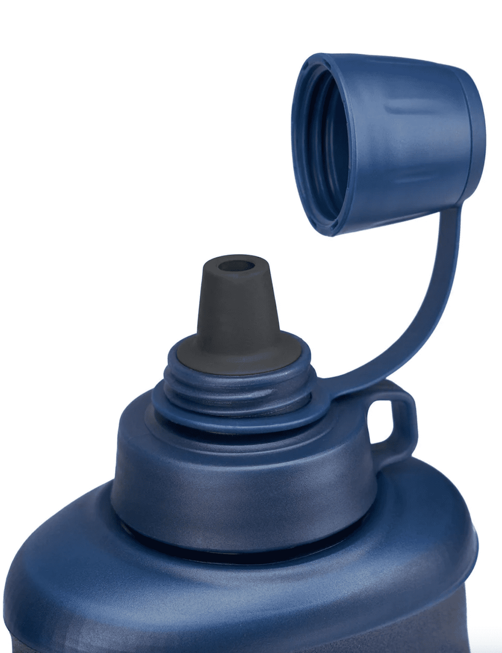 LifeStraw Peak Series Collapsible Squeeze 650ml Bottle With Filter - Dark Grey