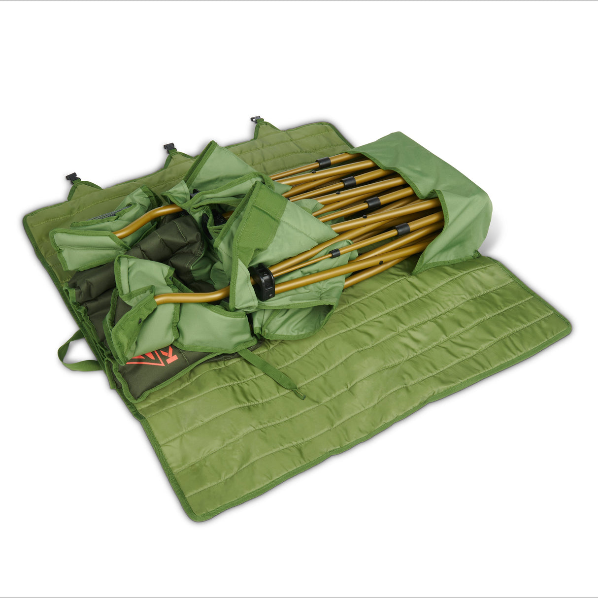 Kelty Three Seater Lowdown Couch - Dill/Duffle