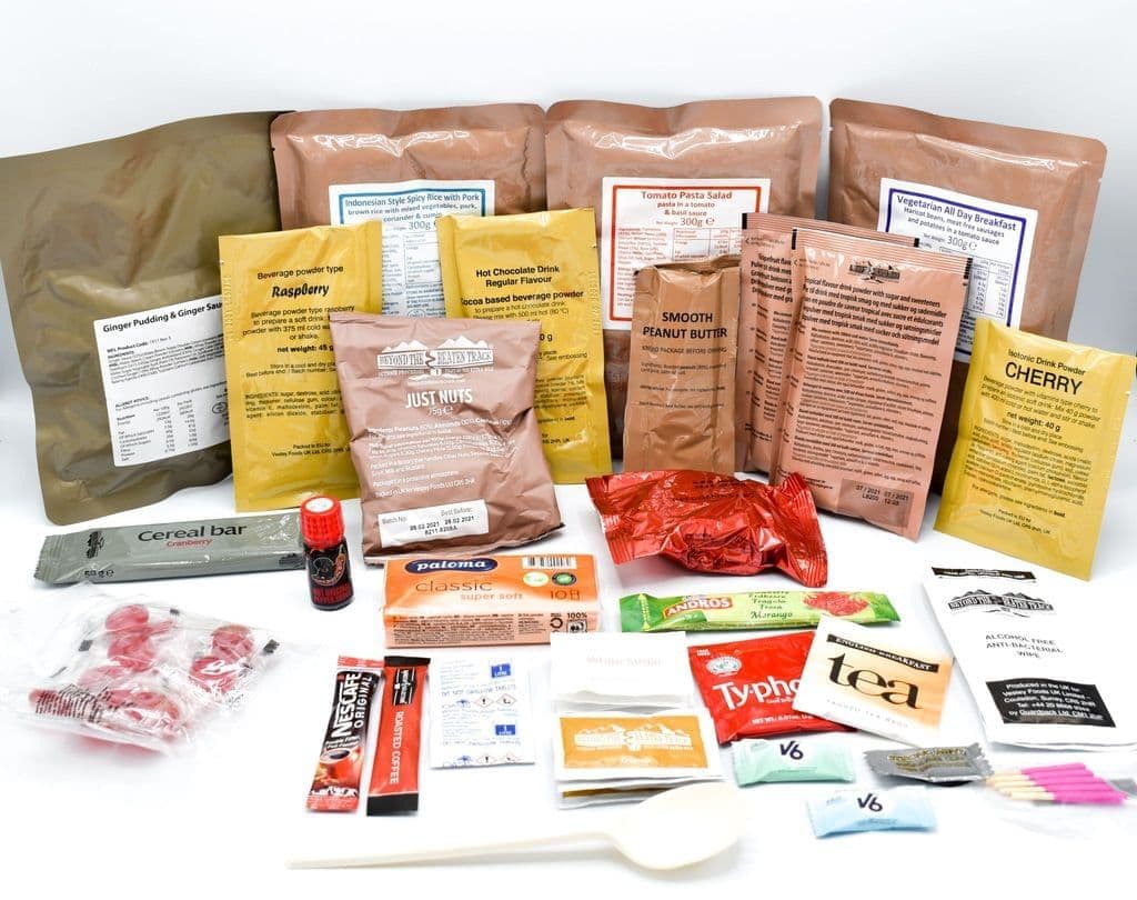 Military Style Emergency 24hr Ration Pack Random Menu - Halal