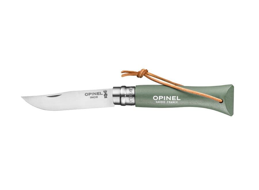 Opinel N°06 Colorama Trekking Knife - Sage