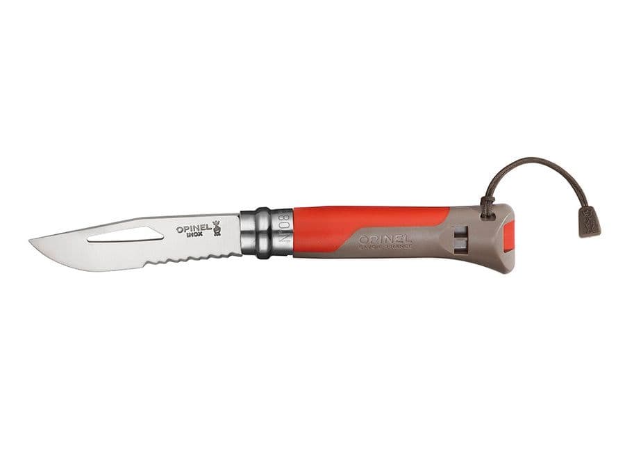 Opinel N°08 Outdoor Knife - Red