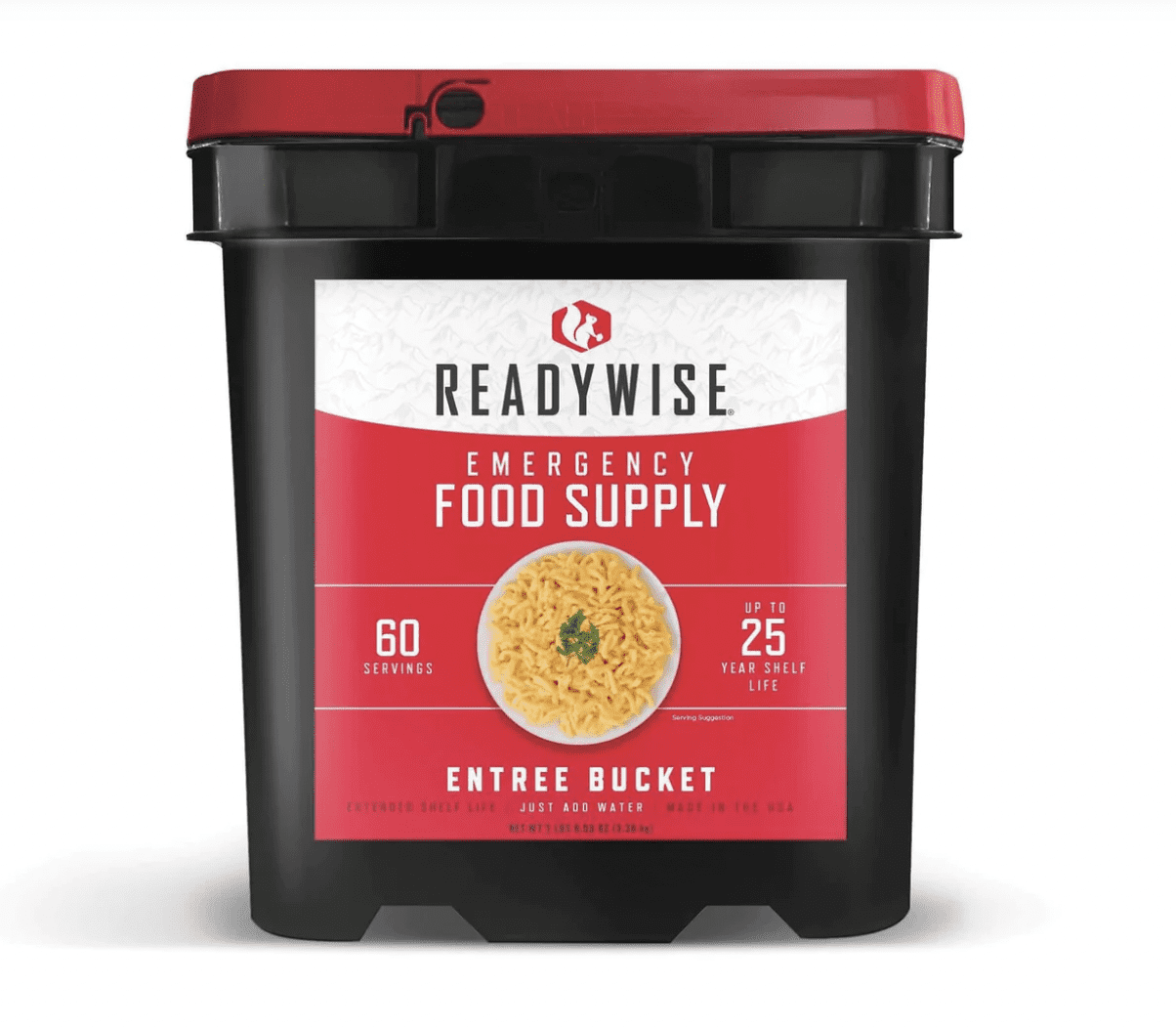 ReadyWise 60 Serving Entree Freeze Dried Vegetarian Meals