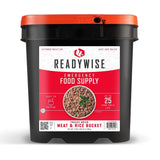 ReadyWise 80 Serving Freeze Dried Meat Bucket & Rice