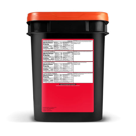 ReadyWise 80 Serving Freeze Dried Meat Bucket & Rice