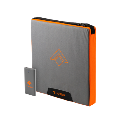 THAW Heated Seat Pad with Rechargeable Battery
