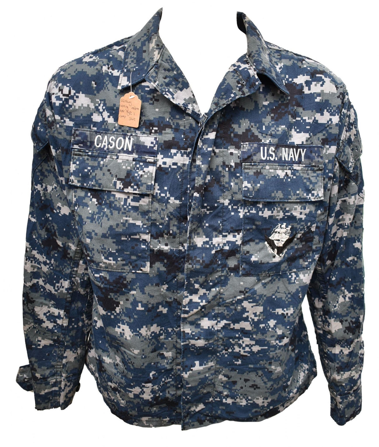 US Navy Working Uniform NWU Type 1 NAVPAT Digital Camo Shirt