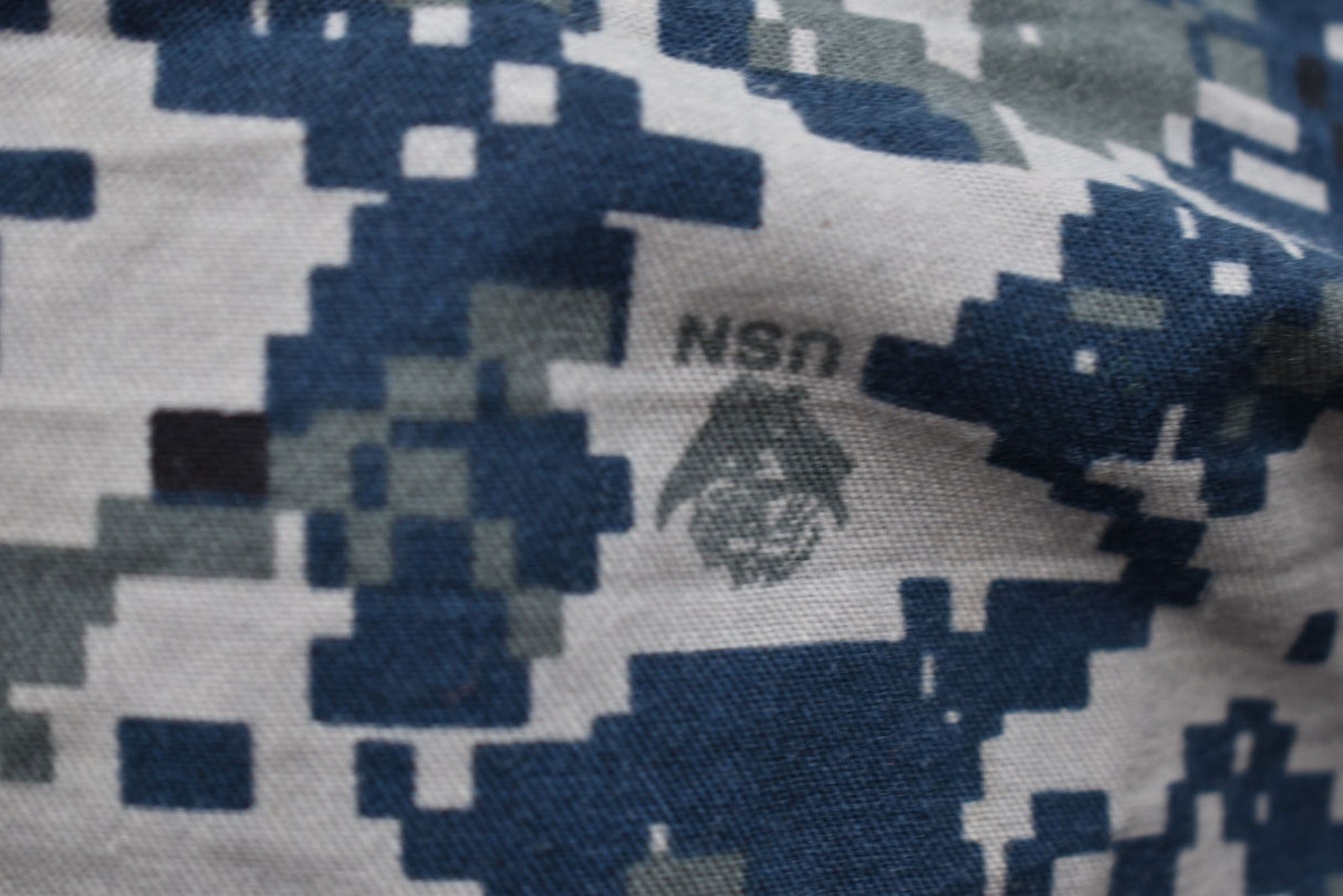 US Navy Working Uniform NWU Type 1 NAVPAT Digital Camo Shirt